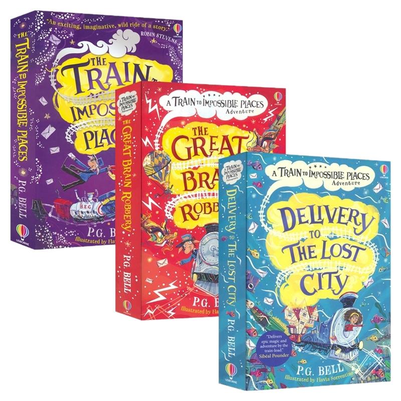 A Train To Impossible Places Adventure 不可能之地列车三部曲 英式奇幻冒险 全球口碑验证 英语章节小说 英文原版进口儿童图书