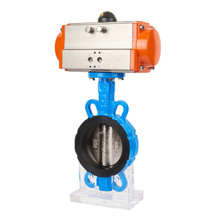 气动乙丙不锈钢蝶阀D671XP-16对夹式软密封球磨AT阀门dn50 80 100