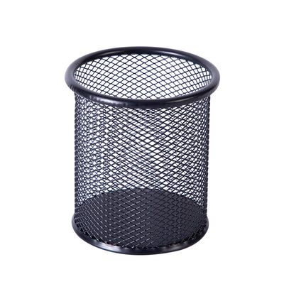 网格金属笔筒大容量装笔放笔