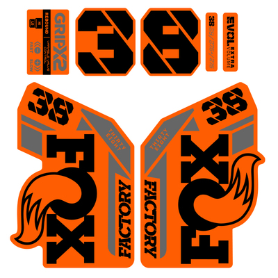 2025新款FOX38前叉贴纸山地车3M
