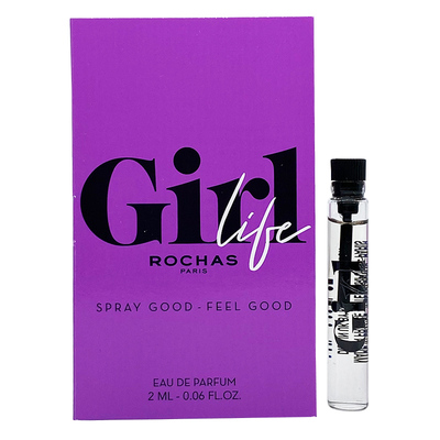 2023新香罗莎Rochas Girl Life女孩生活女士浓香水EDP试管小样2ML