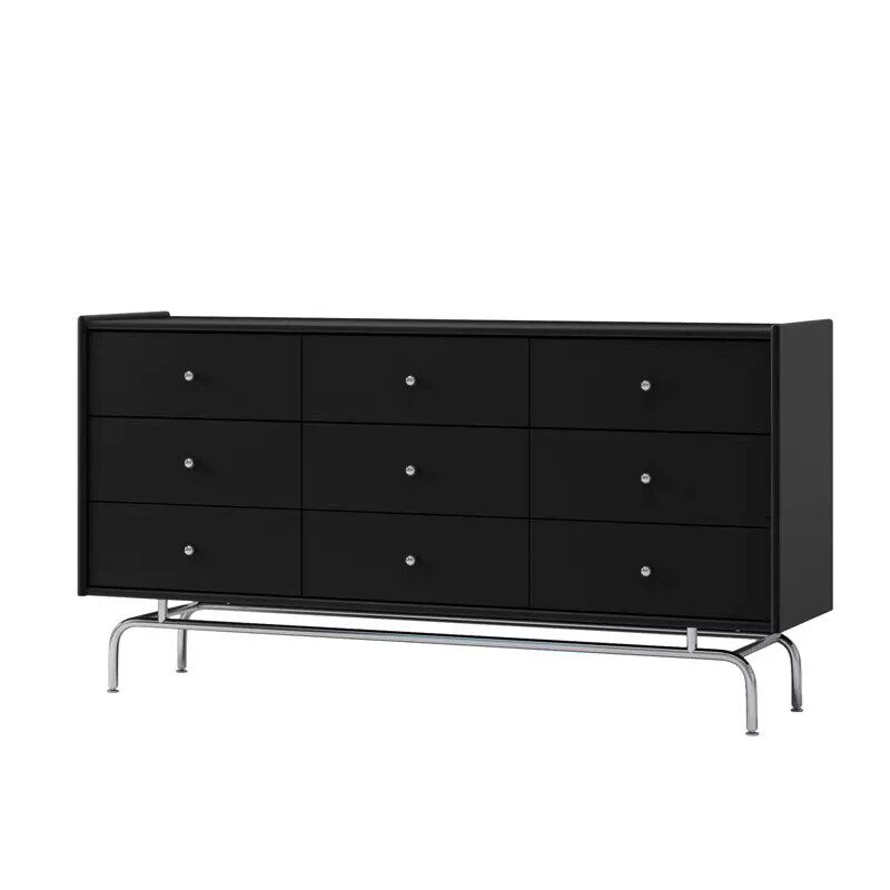 北欧实木九斗柜小户型收纳