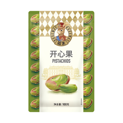 如水开心果100g×2袋无漂白零食
