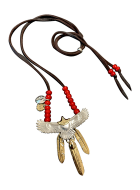 一休高桥吾郎ikkyu纯银羽毛吊坠