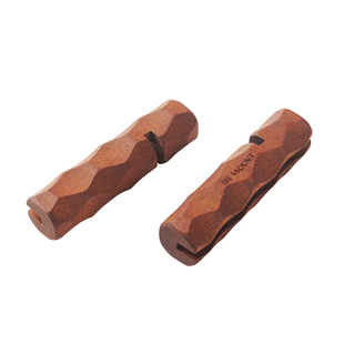 户外烧烤盘手柄防烫沙比利木质夹片手提双耳通用配件烤肉盘锅把手