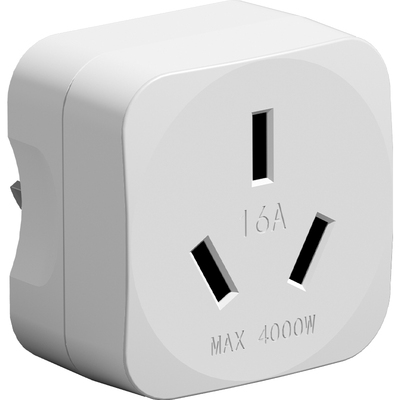 大功率10a转16a插座插头转换器空调热水器暖风器家用转接三孔多用