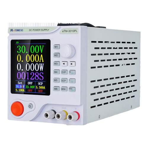 同门eTM-305PL3010PL高精度彩屏可编程30V5A 10A可调直流稳压电源
