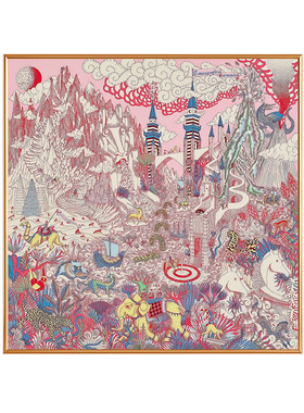 宇宙图志爱马印刷走廊斗柜装饰画