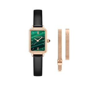 【自营】LolaRose罗拉玫瑰 蛮腰小绿表手表女圣诞元旦礼物送女友