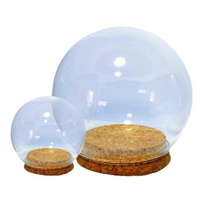 足金黄金饰品展示盒圆球形玻璃罩