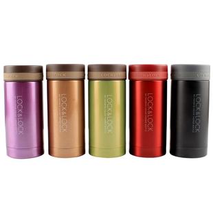 乐扣乐扣保温杯女生不锈钢便携水杯高颜值儿童学生上学专用杯子男