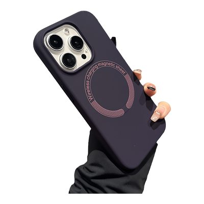 液态硅胶适用苹果16promax手机壳iphone15新款14pro暗紫色12超薄16plus高级感11全包防摔Magsafe磁吸13保护套