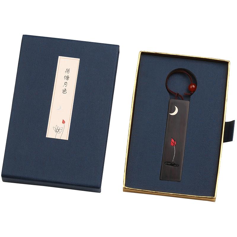 红木u盘32gU盘工艺品定制刻字生日礼物 创意优盘故宫西安文创礼品