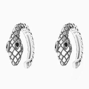 蛇形耳夹男无耳洞高级感小众2022年新款潮耳钉单只嘻哈痞帅耳骨夹