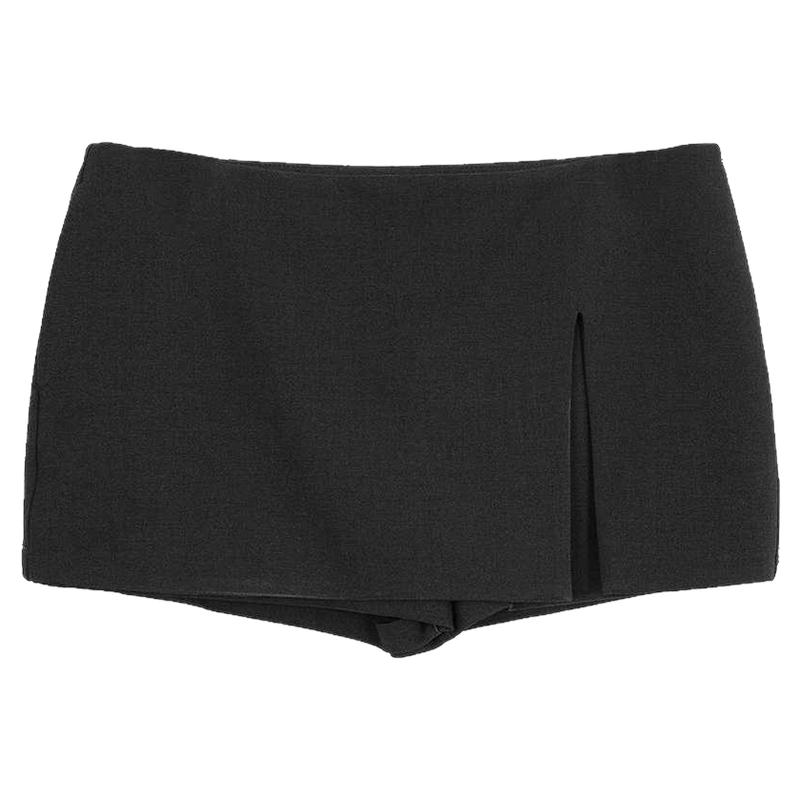 高腰显瘦西装A字半身裙裤女春夏季韩系辣妹学院风休闲百搭短裙子