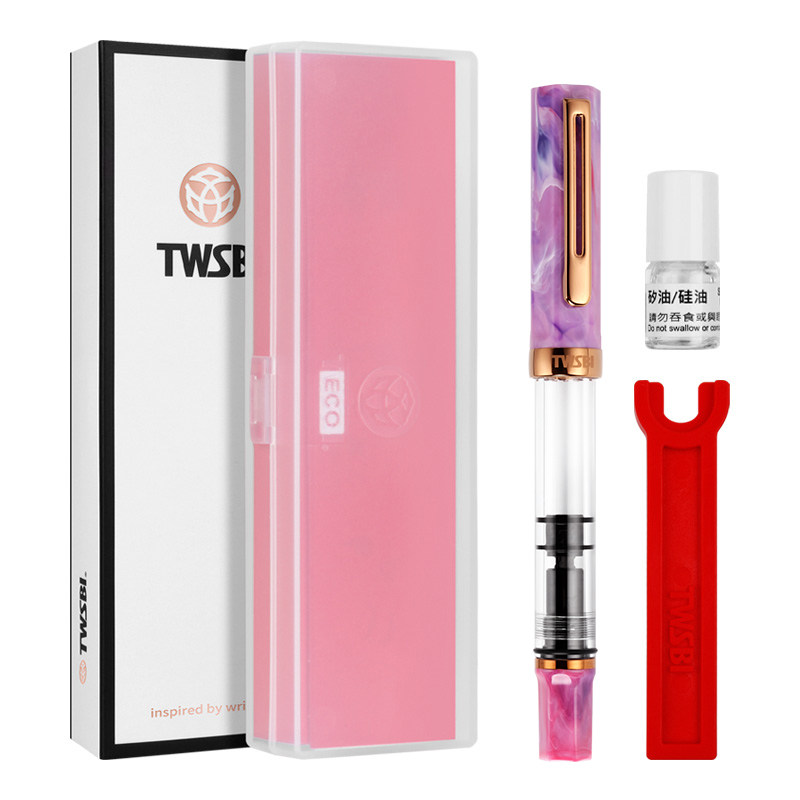 Twsbi三文堂ECO紫萤石古铜钢笔