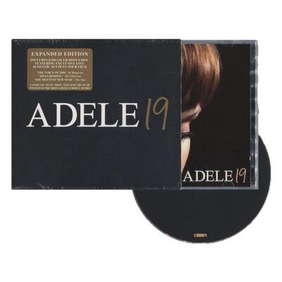欧版进口Adele阿黛尔 19豪华版 英伦新灵魂乐天后首张专辑2CD唱片
