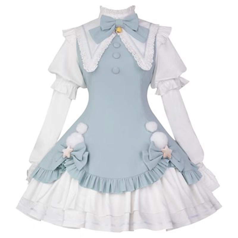 魔法少女秋冬大拖尾甜系Lolita