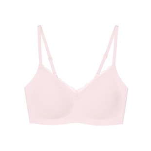 ubras25年新款无尺码舒服蕾内衣女无痕蕾丝舒适吊带背心文胸罩