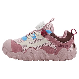 jeep童鞋女童冬季2026新款高颜值儿童运动跑步鞋防滑软底阿甘潮鞋