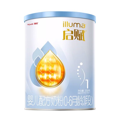 惠氏启赋蓝钻奶粉1段350g