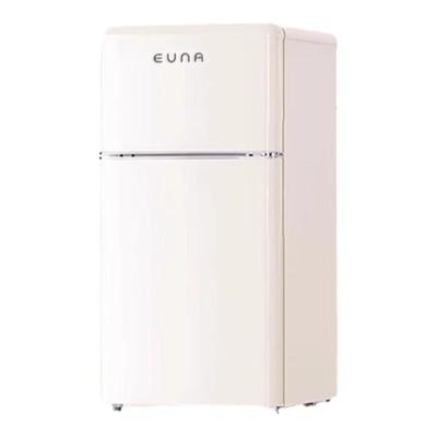 复古小冰箱冷藏冷冻一体优诺