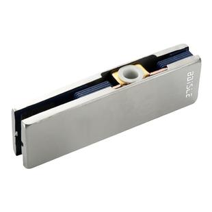 玻璃门夹地弹簧上下夹有框无框曲夹推拉门固定一字夹304不锈钢