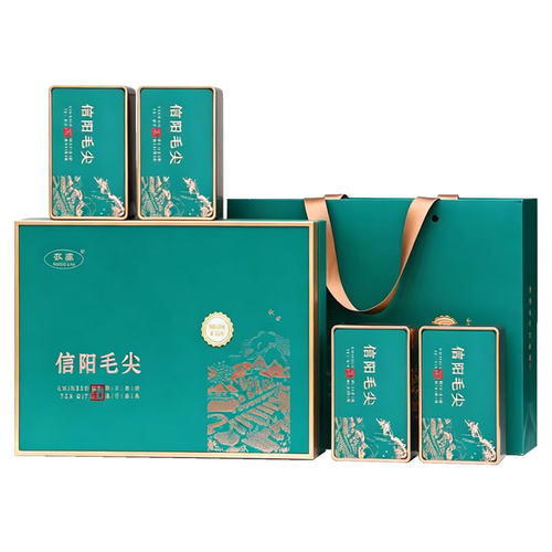 农霖信阳毛尖2026新茶雨前特级嫩芽茶叶绿茶礼盒装浓香型春茶500g