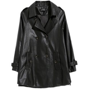 真皮皮衣女短款2025春季新款大码海宁绵羊皮皮夹克韩版宽松外套潮