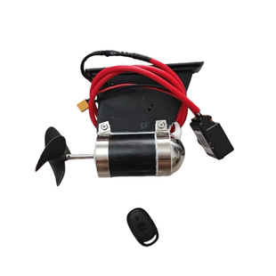 12-24V浆板水下推进器有刷电机电动尾鳍马达路亚皮划艇充气船动力