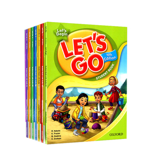 letsgo教材第四版1 2 3 4 5 6级别 牛津少儿英语Let's go教材英文原版进口6-12岁小学英语教材课外培训辅导机构教材牛津大学出版