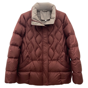 505商场同款国标90白鸭绒羽绒服女中妈妈保暖冬装立领休闲外套厚