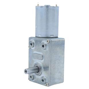 GY370涡轮蜗杆直流减速电机微型直角低速小马达断电自锁6V12V24V