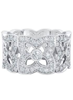 De Beers 戴比尔斯 Lotus by DE BEERS 莲花白金钻石戒指 18K金