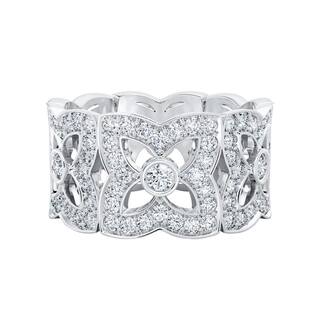 De Beers 戴比尔斯 Lotus by DE BEERS 莲花白金钻石戒指 18K金