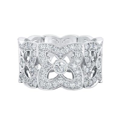 De Beers 戴比尔斯 Enchanted Lotus Bloom 白金钻石戒指