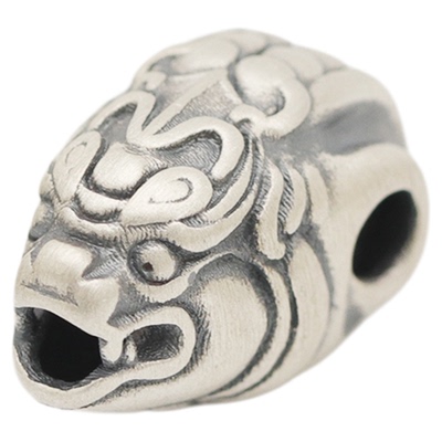 S999纯银瑞兽貔貅一体三通