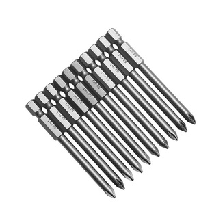 进口S2加长带磁风批头十字批头气动螺丝刀起子头电钻头100-250mm