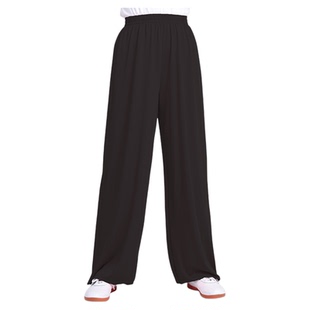 秋季新款太极裤女太极拳练功裤灯笼裤男款武术功夫裤太极服装冬季