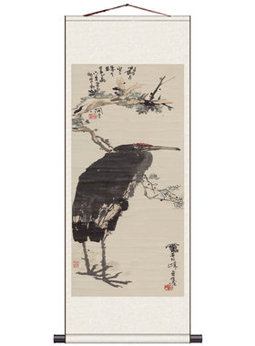 国画花鸟画字画客厅真迹高清书画