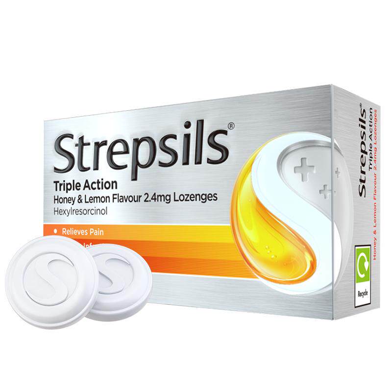 Strepsils使立消黑加仑