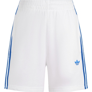 adidas阿迪达斯三叶草女子经典休闲纯棉毛圈布运动短裤KG3695