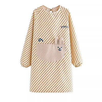 长袖围裙江妃家用新款时尚