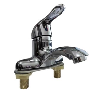 冷热面盆龙头金属外壳双孔三孔立柱盆龙头 洗脸盆台盆龙头 申达斯