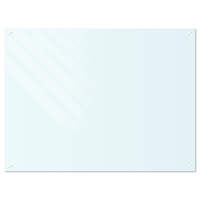 得力磁性钢化玻璃白板家用