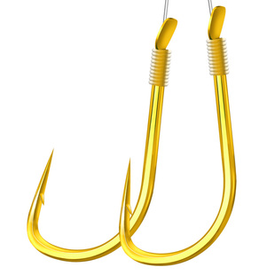 金袖双钩成品子线袖钩鲫鱼专用绑好的小鱼钩黑坑野钓金秀小白条钩