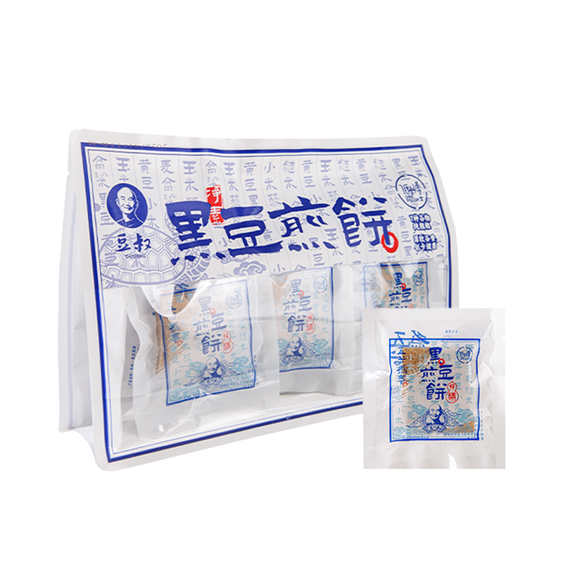 豆叔黑豆煎饼杂粮香软大煎饼即食谷物粗粮素食健康早餐卷大葱