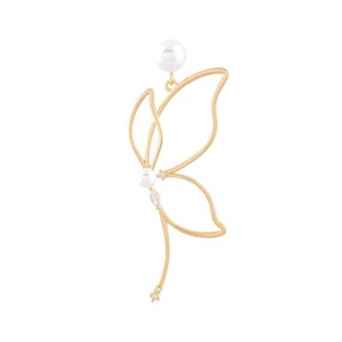 asepa宁宁同款noonoofingers妖精耳环镀金精灵左耳单只耳钉耳夹女