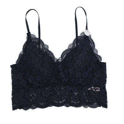 性感V领蕾丝一体式聚拢内衣