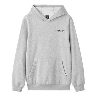 SKECHERS斯凯奇冬男款运动针织套头衫连帽卫衣 L424M023/01UV